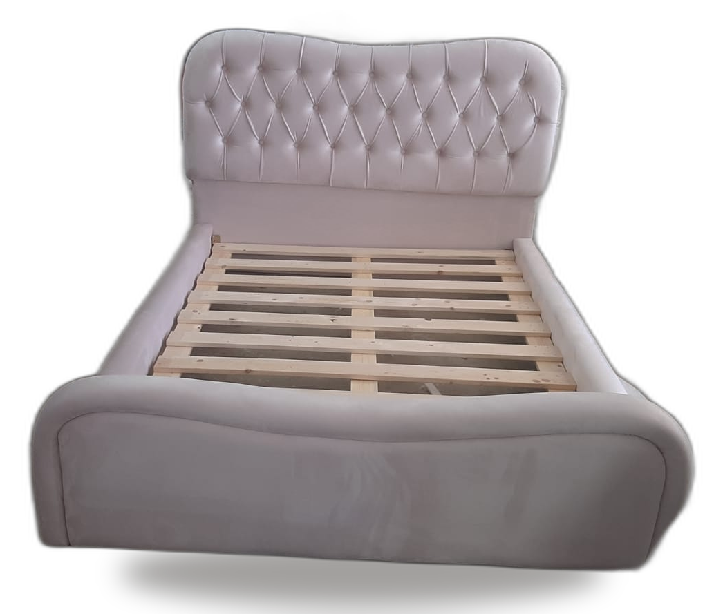 Rose Tufted Bed Frame